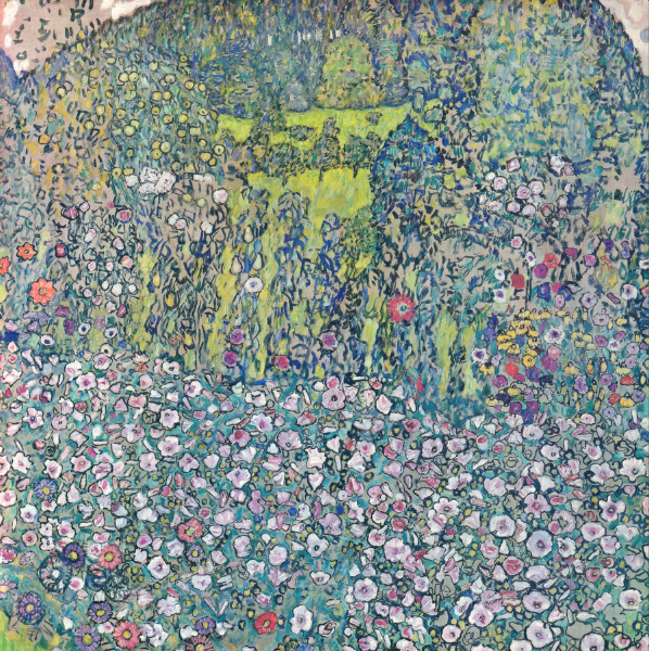 Gustav Klimt - Horticultural landscape with a hilltop 1916